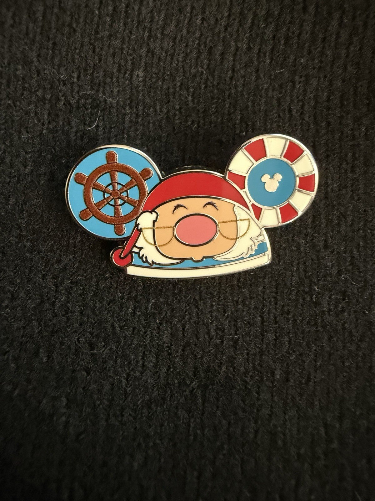 2025 Disney WDW Hidden Mickey Ear Hats Mr. Smee Wave B Trading Pin