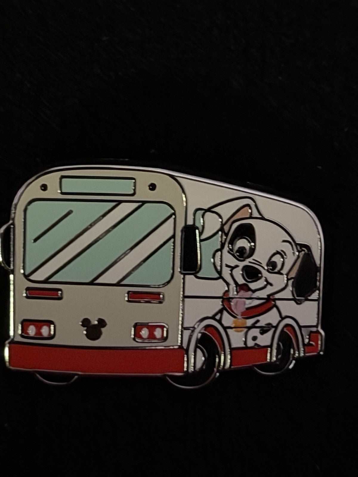 Hidden Disney Pin WDW Dalmatian Puppy Disney Buses 2026 Wave A