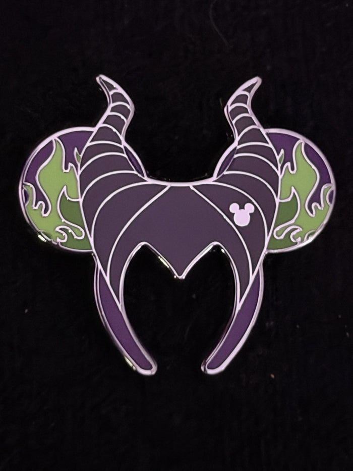 Disney Maleficent Ear Headband Pin WDW Hidden Disney 2026 Wave A Authentic