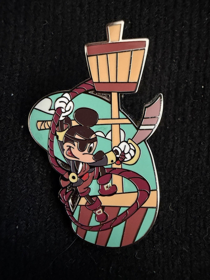 Disney Mickey Mouse Pirates of the Caribbean Starter Set 2023 Pin Authentic
