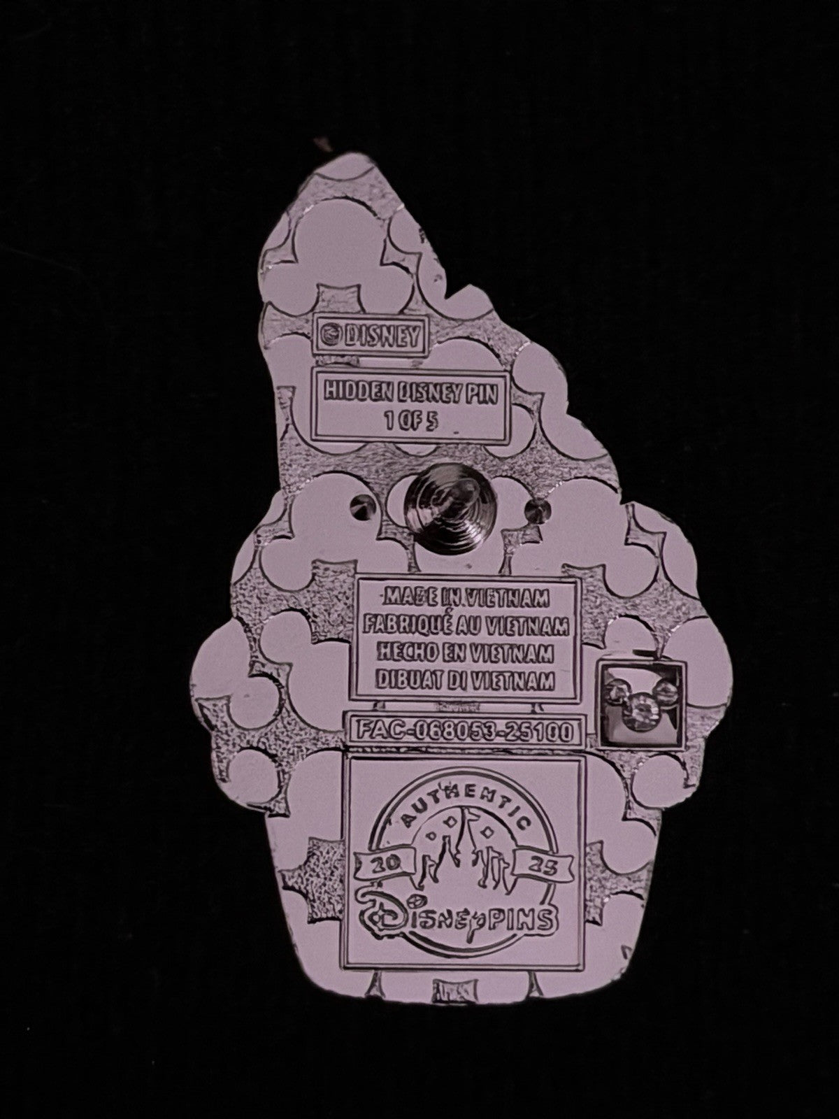 Disney Cinderella Castle Cupcake Pin WDW Hidden Disney 2025 Wave B Authentic